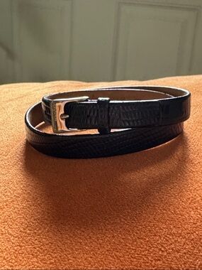 Pandora Leather & Vermeil Double Watch Strap | Compatible with Oblong Watch